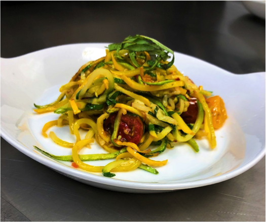 August Recipe of the Month: Zucchini Pasta